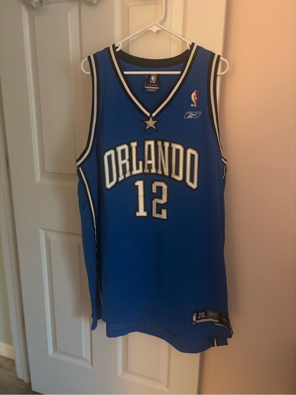 Team Apparel Orlando #12 Blue Basketball Jersey